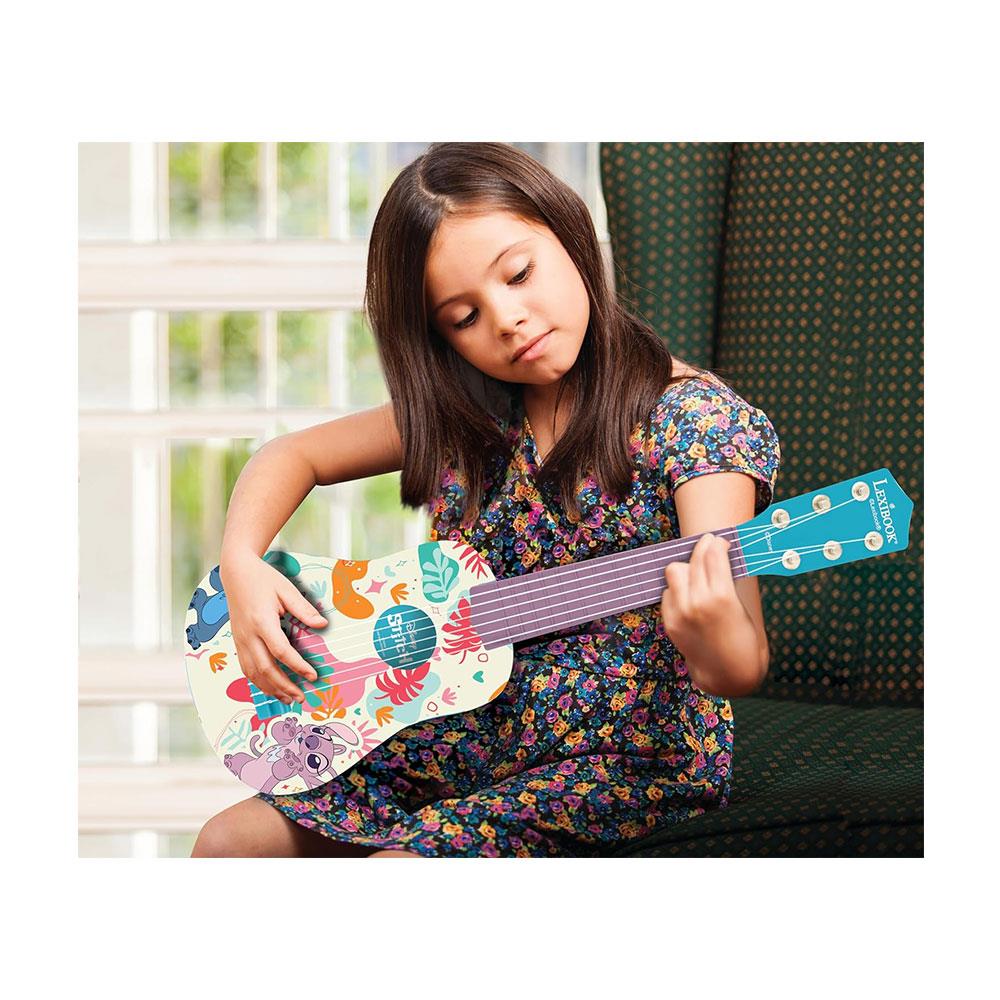 Lexibook Disney Stitch My First Guitar 6 Nylon Strings 53cm - Blue
