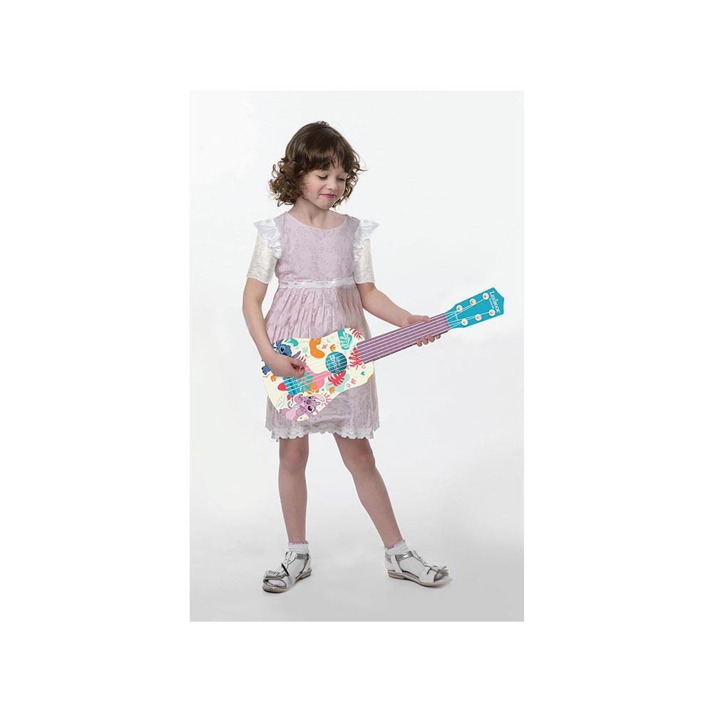 Lexibook Disney Stitch My First Guitar 6 Nylon Strings 53cm - Blue