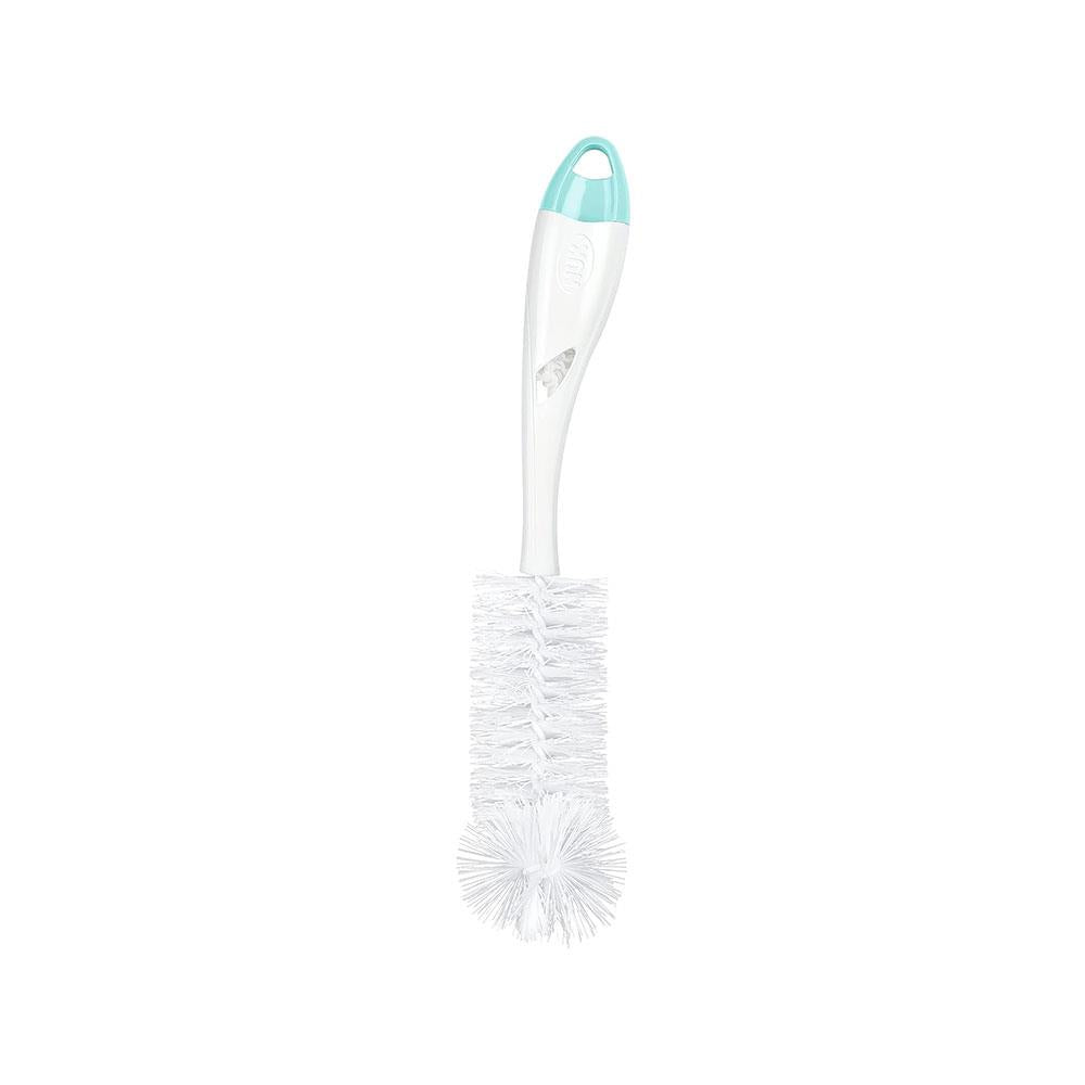NUK 2 In 1 Flexible Bottle Brush Baby Bottle & Teat Brush - White