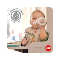 NUK First Choice Learner Bottle Cup Sippy Cup Anti-Colic Vent Disney Mickey Mouse 150ml 6-18 Months - Grey
