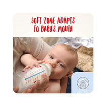 NUK First Choice+ Baby Bottles Set Temperature Control Anti Colic Vent Latex Teat 150ml 4 Pack - Beige