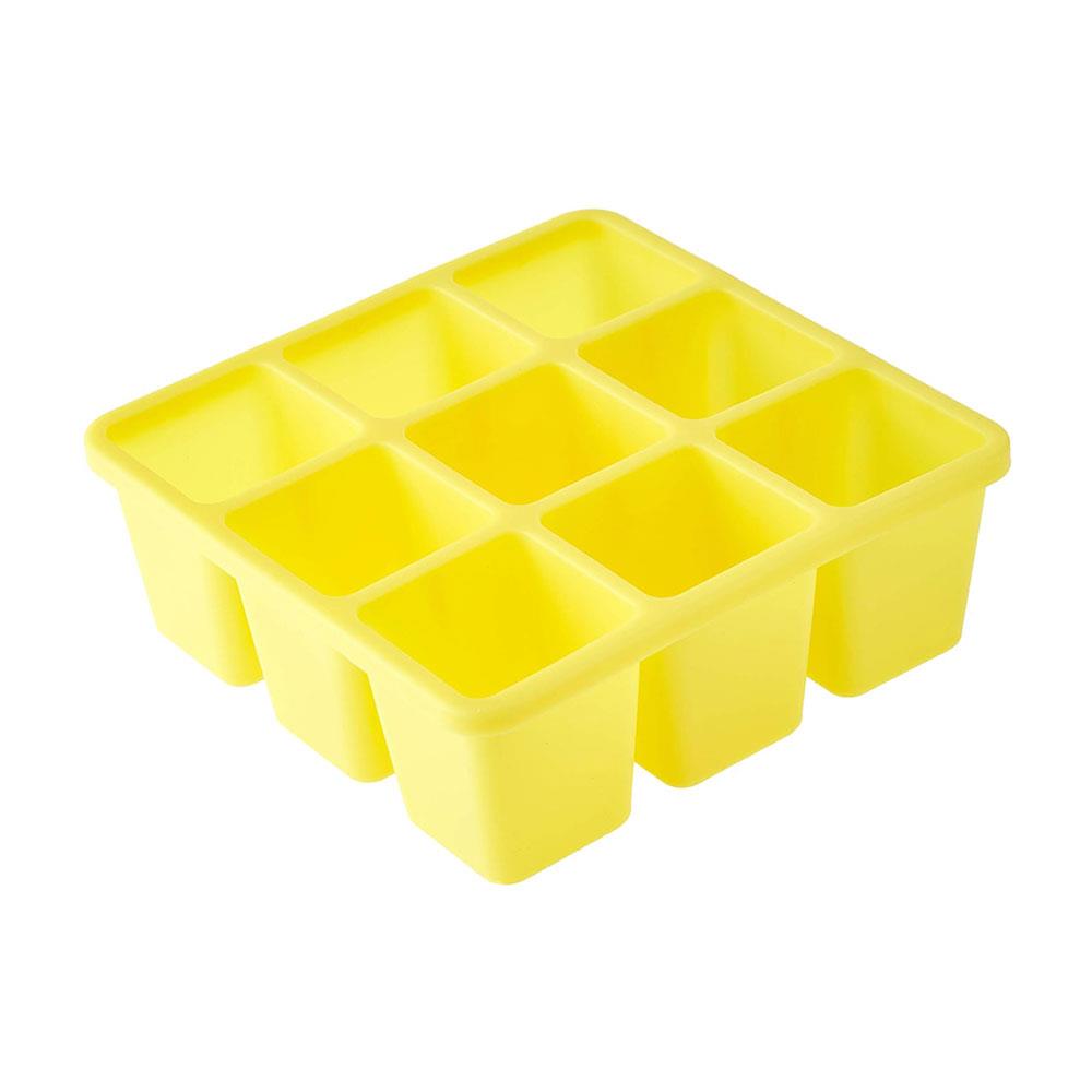 NUK Fresh Foods Freezer Tray Weaning Pots For Freezing Baby Food 60ml Ice Cube Tray - Yellow Secondary image
