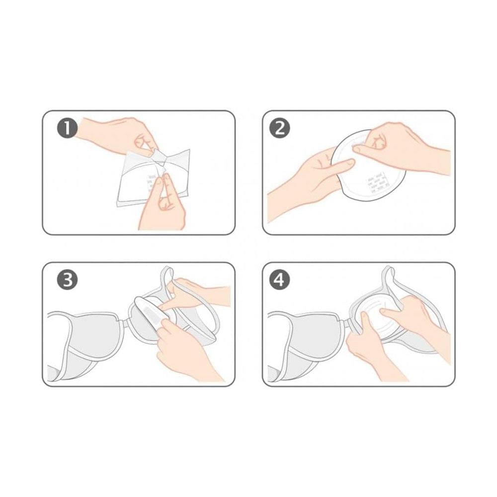 NUK High Performance Disposable Breast Pads Nursing Pads For Breastfeeding - 30 Pads