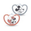 NUK Space Disney Baby Soother Dummy Silicone 18-36 Months 2 Count - Mickey & Minnie Mouse