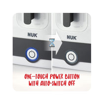 Nuk Vario Express Steam Steriliser Up To 6 Baby Bottles & Accessories In 6 Minutes Removable Basket & Poles - White