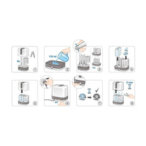 Nuk Vario Express Steam Steriliser Up To 6 Baby Bottles & Accessories In 6 Minutes Removable Basket & Poles - White