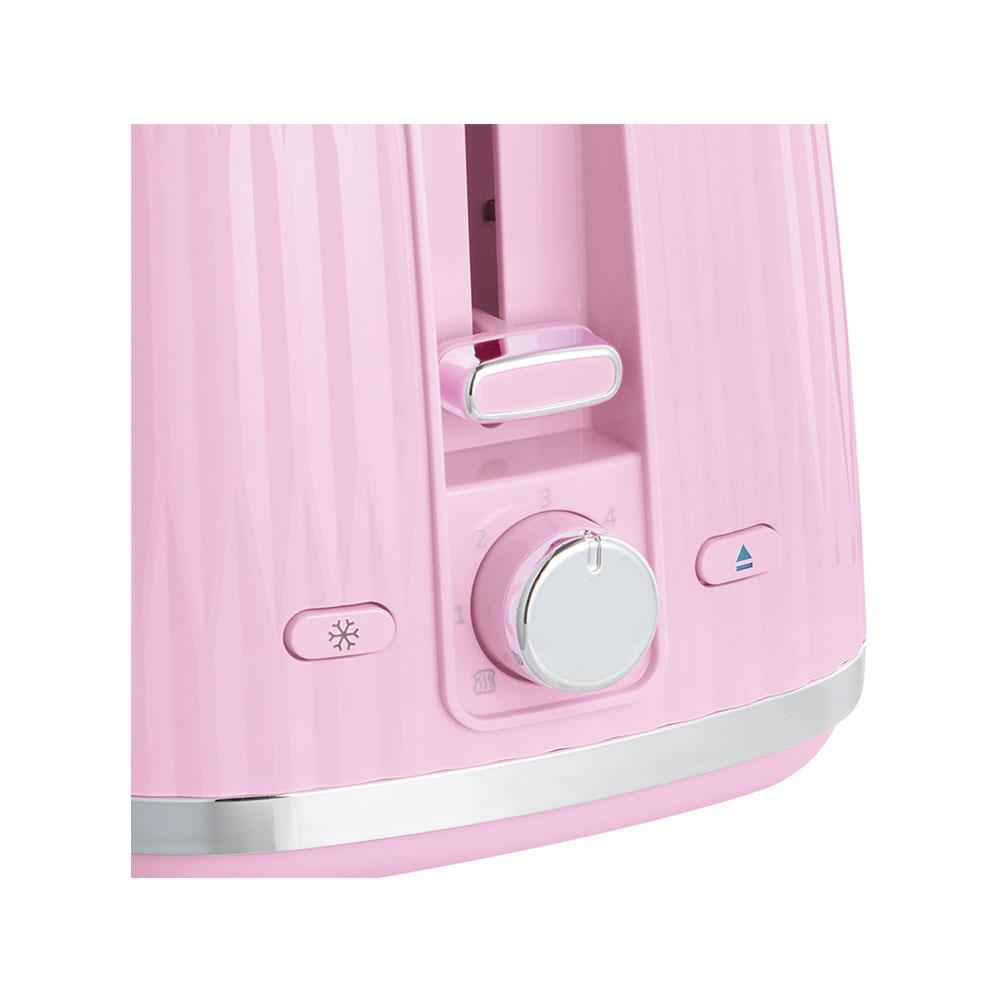 Russell Hobbs Eden 2 Slice Toaster 6 Variable Browning Settings 800W - Raspberry