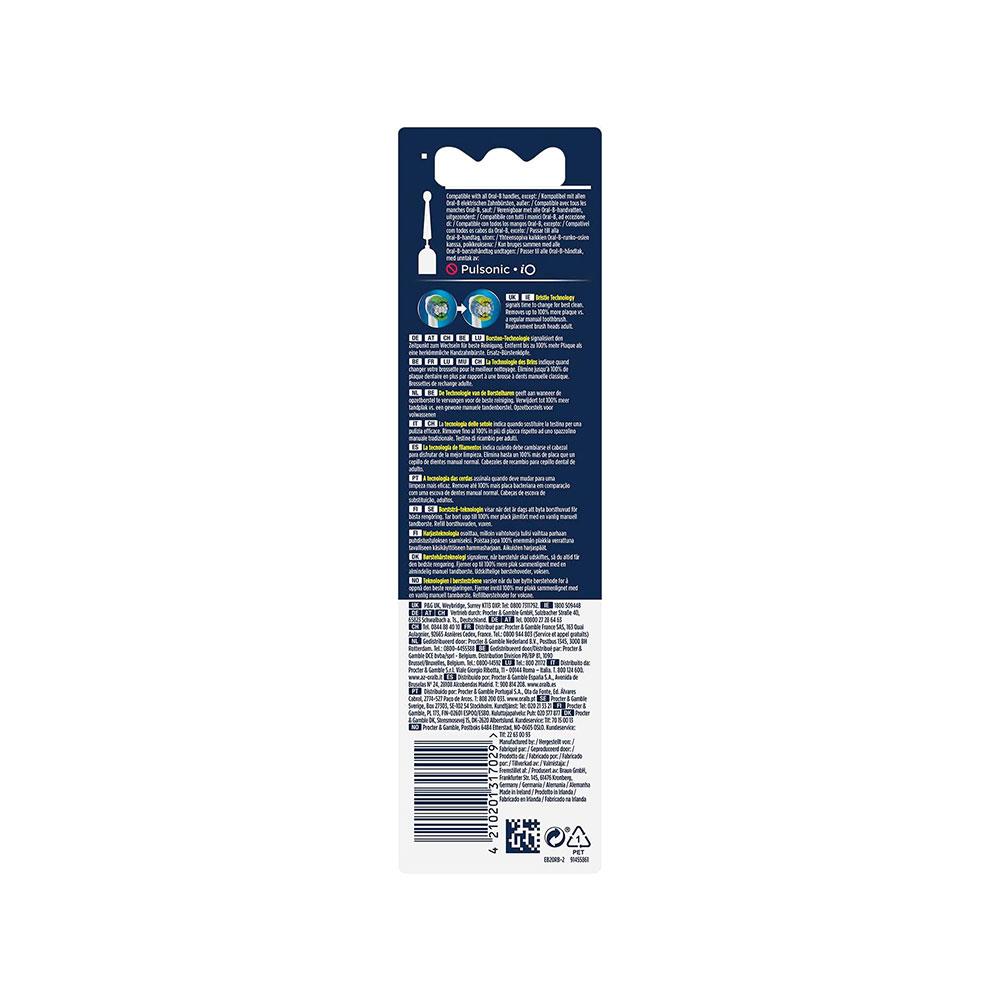 Oral-B Precision Clean Toothbrush Head With CleanMaximiser Technology 2 Pack - White