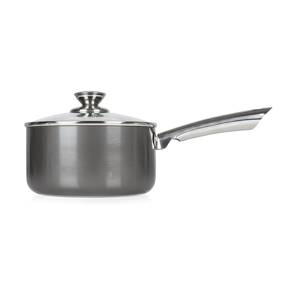 Morphy Richards Accents Induction Saucepan 3 Piece Pan Set 16/18/20 cm - Titanium Secondary image