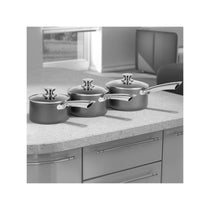 Morphy Richards Accents Induction Saucepan 3 Piece Pan Set 16/18/20 cm - Titanium