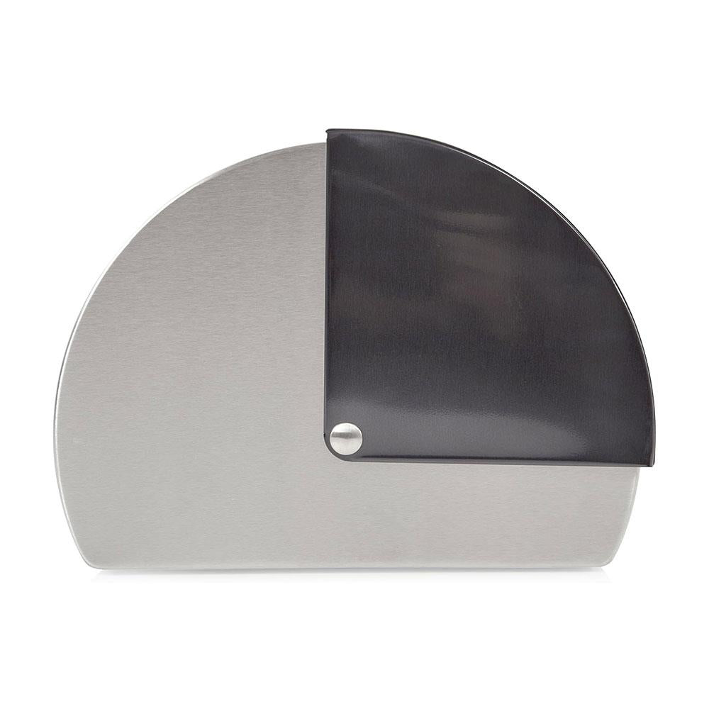 Morphy Richards Accents Roll Top Bread Bin Stainless Steel - Black Secondary image