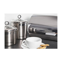 Morphy Richards Accents Roll Top Bread Bin Stainless Steel - Silver