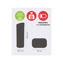 Morphy Richards Chroma Square Sensor Kitchen Bin With Infrared Motion Technology 42 Litre - Cream