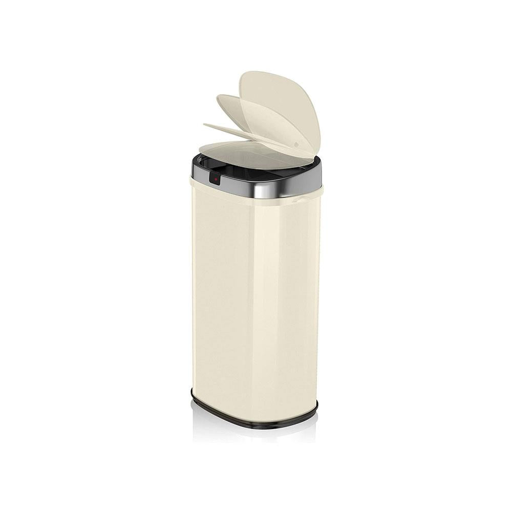 Morphy Richards Chroma Square Sensor Kitchen Bin With Infrared Motion Technology 42 Litre - Cream