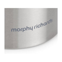 Morphy Richards Accents Kitchen Storage Canisters Set of 3 Stainless Steel Round - Silver
