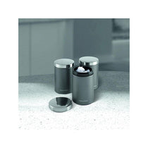 Morphy Richards Accents Kitchen Storage Canisters Set of 3 Stainless Steel - Titanium