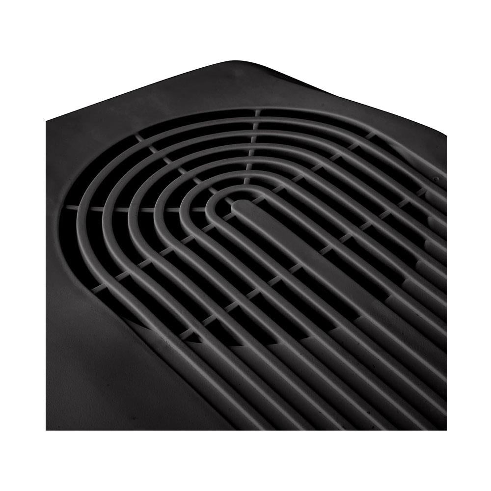 Swan Horizontal Fan Heater 3000W With 2 Heat Settings Adjustable Thermostat Overheating Protection - Black