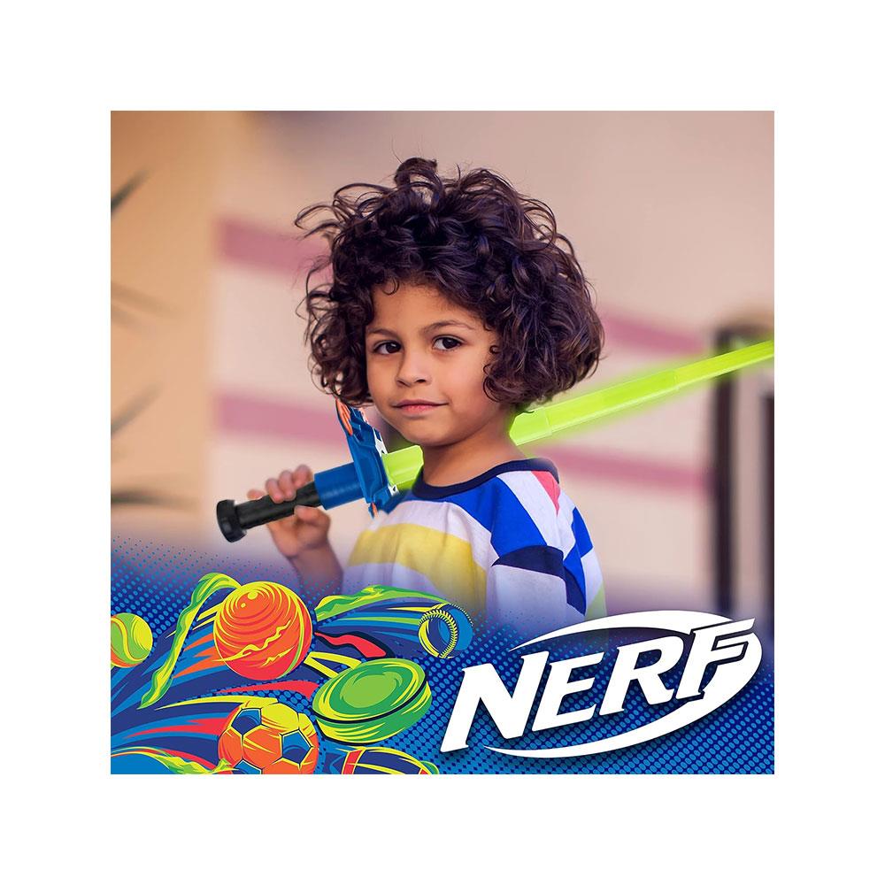 Nerf Fencing Duel Foam Swords Set Fencing Game For Kids Glow In The Dark Light - Multicolour