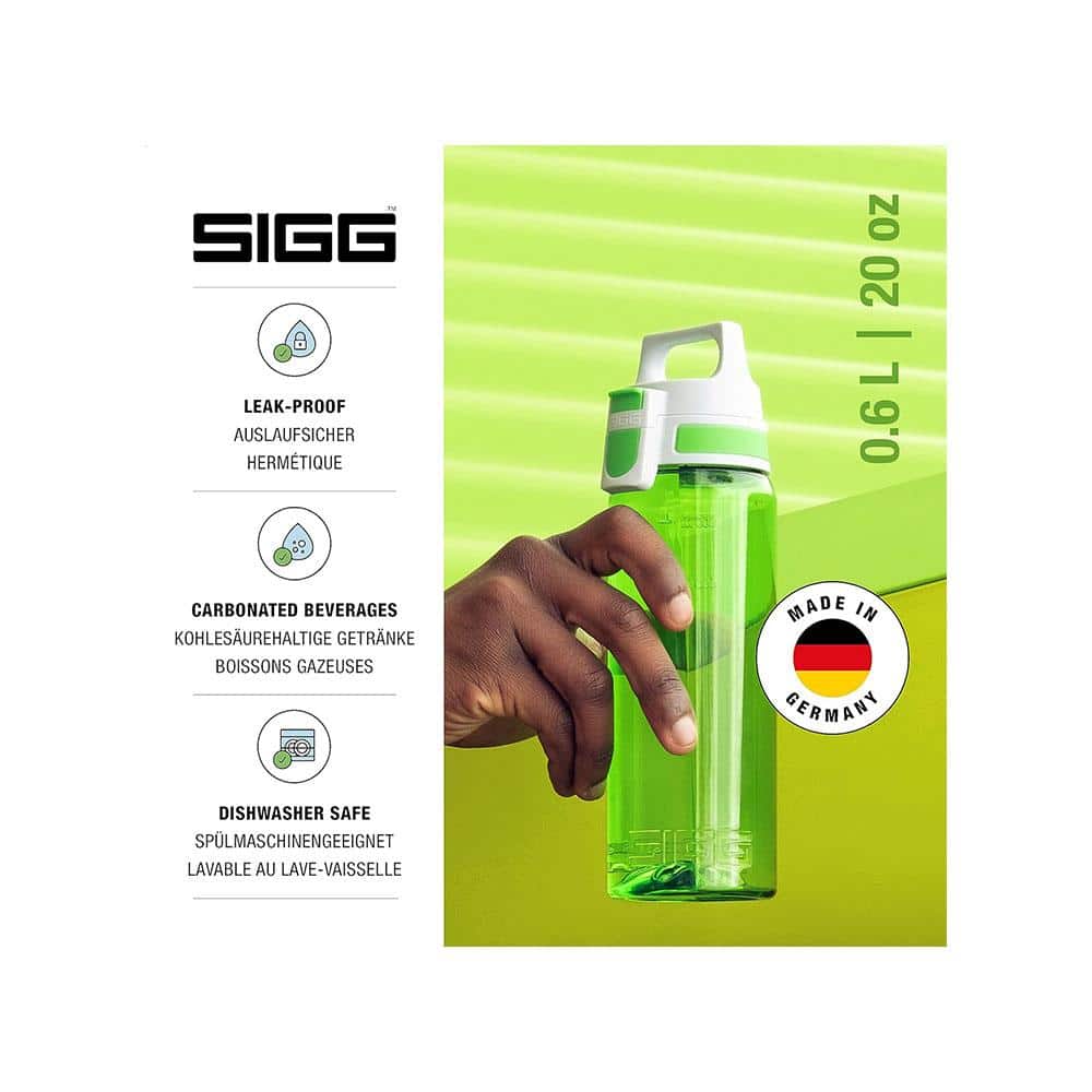 Sigg Total Color Water Bottle 0.6 Litre - Green
