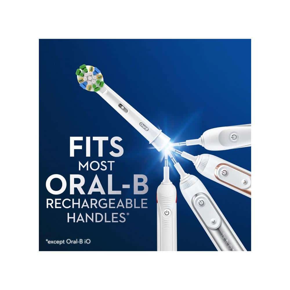 Oral-B Floss Action Electric Toothbrush Replacement Brush Heads 5 Pack - White