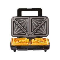 Daewoo Deep Fill 4 Slice Sandwich Maker 900W - Silver/Black
