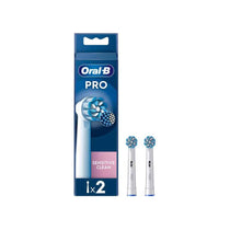 Oral-B Pro Sensitive Clean X-Filaments Replacement Toothbrush Head Pack of 2 - White