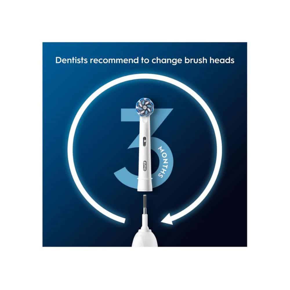Oral-B Pro Sensitive Clean X-Filaments Replacement Toothbrush Head Pack of 2 - White