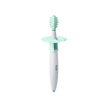 NUK Training Toothbrush Set Baby Dental Care Learning With Protective Ring 2 Pack - Multicolour