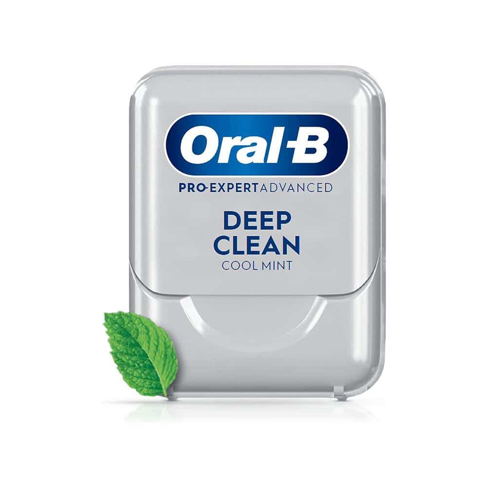 Oral-B Pro-Expert Advanced Waxed Dental Floss Tape Deep Clean Removes Plaque Cool Mint Flavour 50m Secondary image