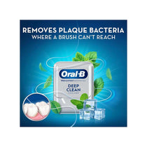 Oral-B Pro-Expert Advanced Waxed Dental Floss Tape Deep Clean Removes Plaque Cool Mint Flavour 50m