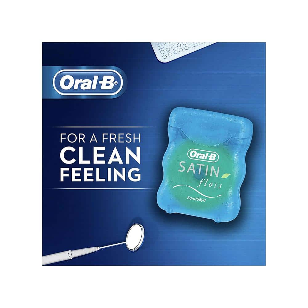 Oral-B Satin Floss Dental Floss 25m - Mint Secondary image