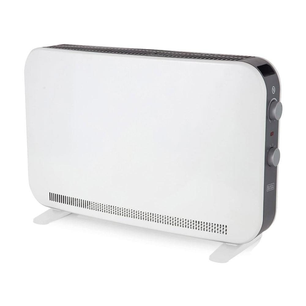Black & Decker Portable Convection Heater 2200W 3 Heat Settings Adjustable Thermostat - White Main image
