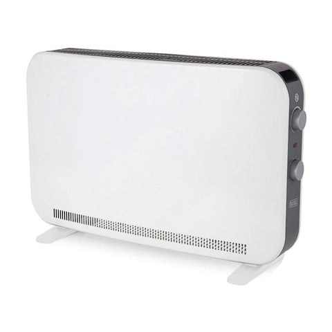 Black And Decker 2200W Portable Convection Heater 3 Heat Settings 800W 1200W 2200W Adjustable Thermostat White - product photo