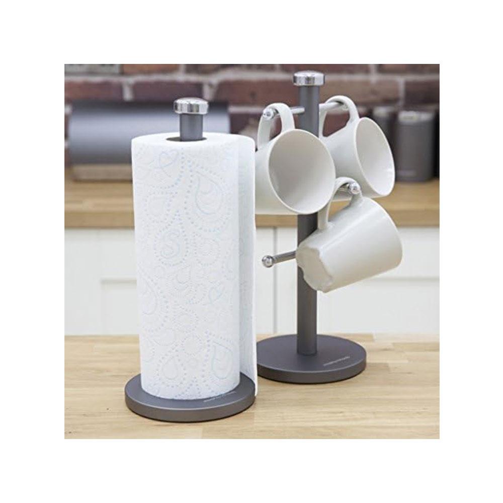 Morphy Richards Accents Mug Tree & Towel Pole Set Stainless Steel - Titanium Secondary image