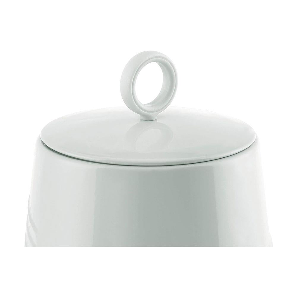 Morphy Richards Dune Tea Coffee Sugar Canisters Set of 3 Polished Stainless Steel - Sage Green