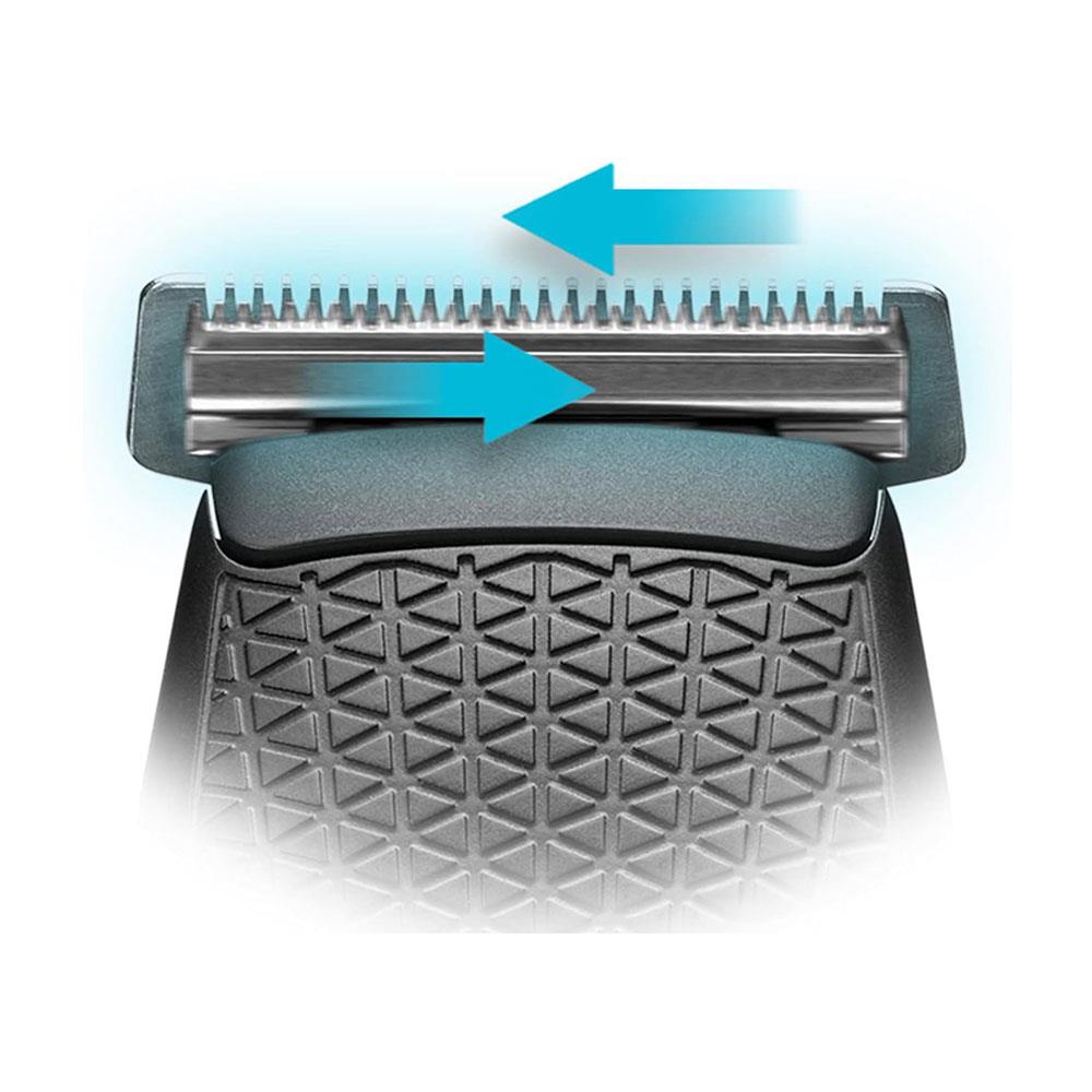 Remington Power X Series X5 Cord/Cordless Hair Clipper With Japanese Steel Blades 72 Cutting Lengths (0.5-35mm) - Blue