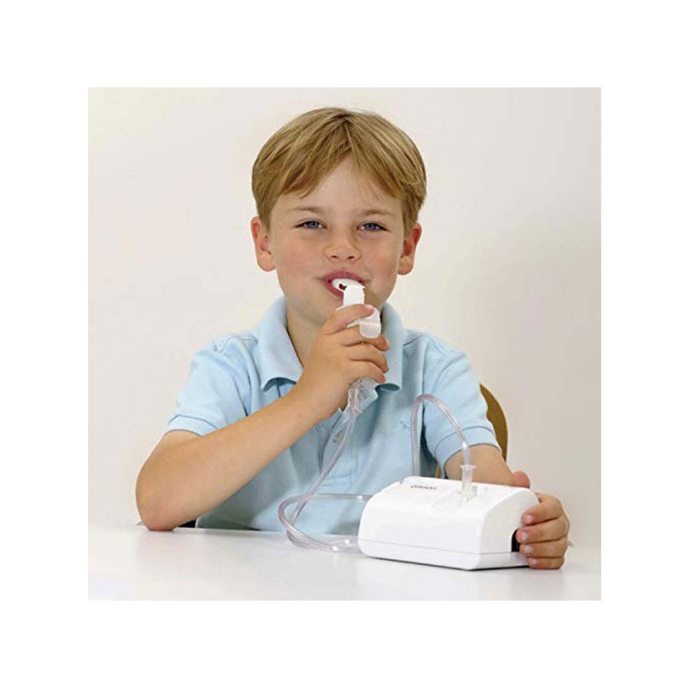 Omron CompAir Compressor Nebuliser To Treat At Home Cough & Cold Bronchitis Asthma & More - White