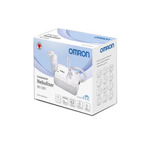 Omron CompAir Compressor Nebuliser To Treat At Home Cough & Cold Bronchitis Asthma & More - White