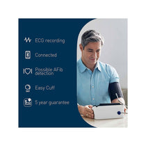 Omron Complete Smart Home Automatic Upper Arm Blood Pressure Monitor + ECG - Black & White