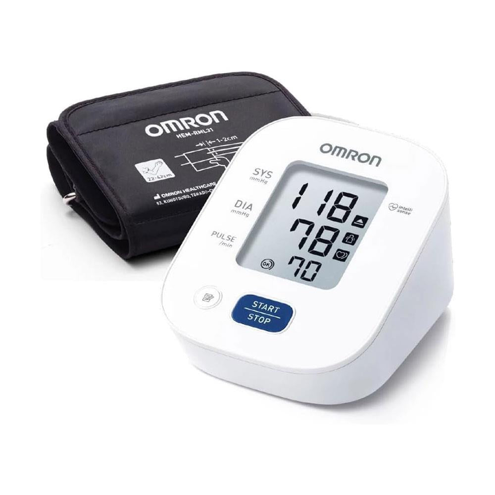 Omron M2 Intellisense Technology Blood Pressure Monitor Easy Cuff 22-42cm - White