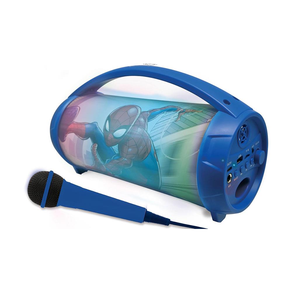 Lexibook Spider-Man Bluetooth Speakers With Lights & Mic - Blue Secondary image