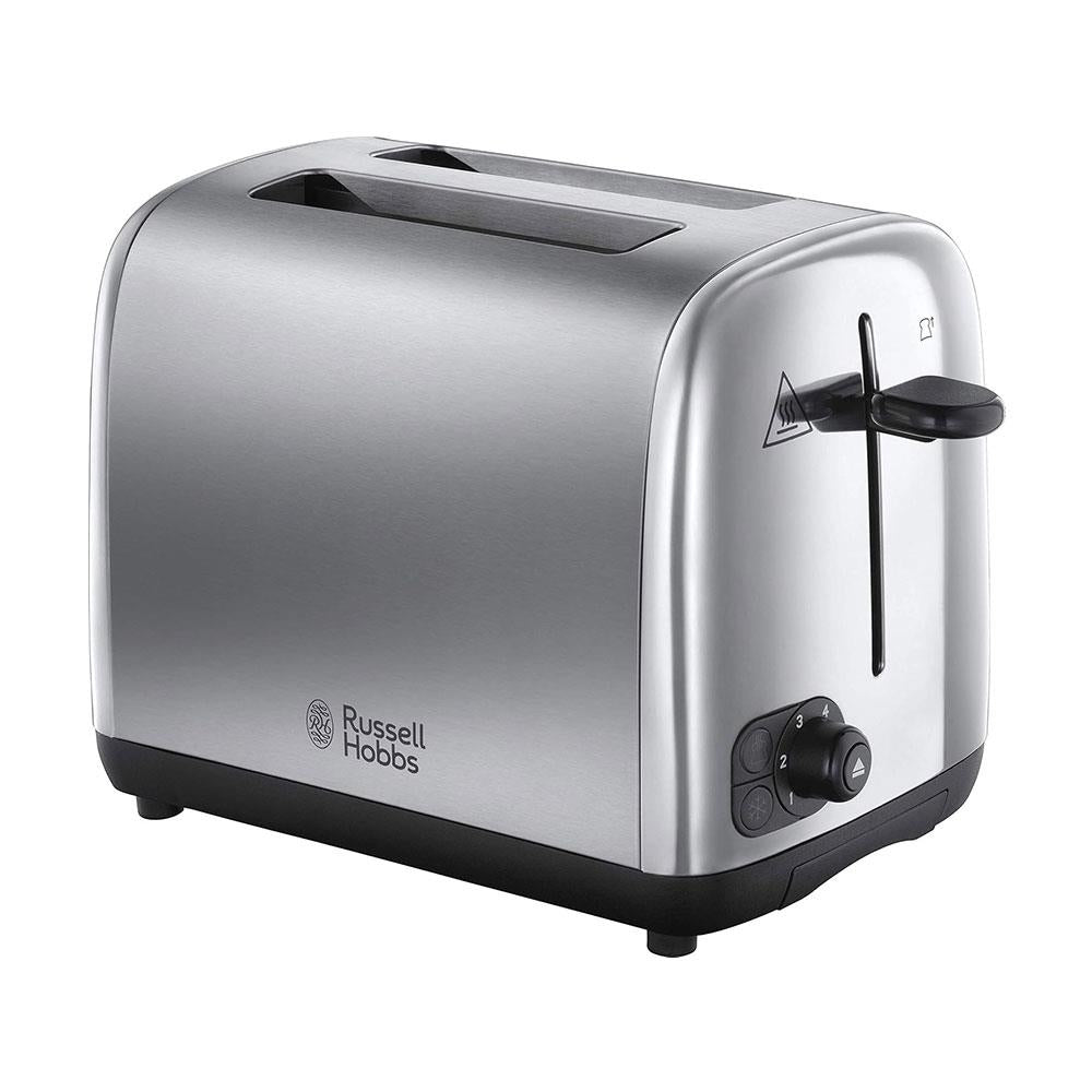 Russell Hobbs Adventure 2 Slice Toaster Stainless Steel 850W - Brushed & Polished