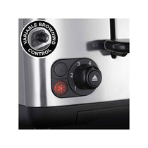 Russell Hobbs Adventure 2 Slice Toaster Stainless Steel 850W - Brushed & Polished