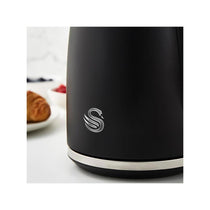 Swan Serenity Electric Jug Kettle 3000W 1.7 Litre - Black