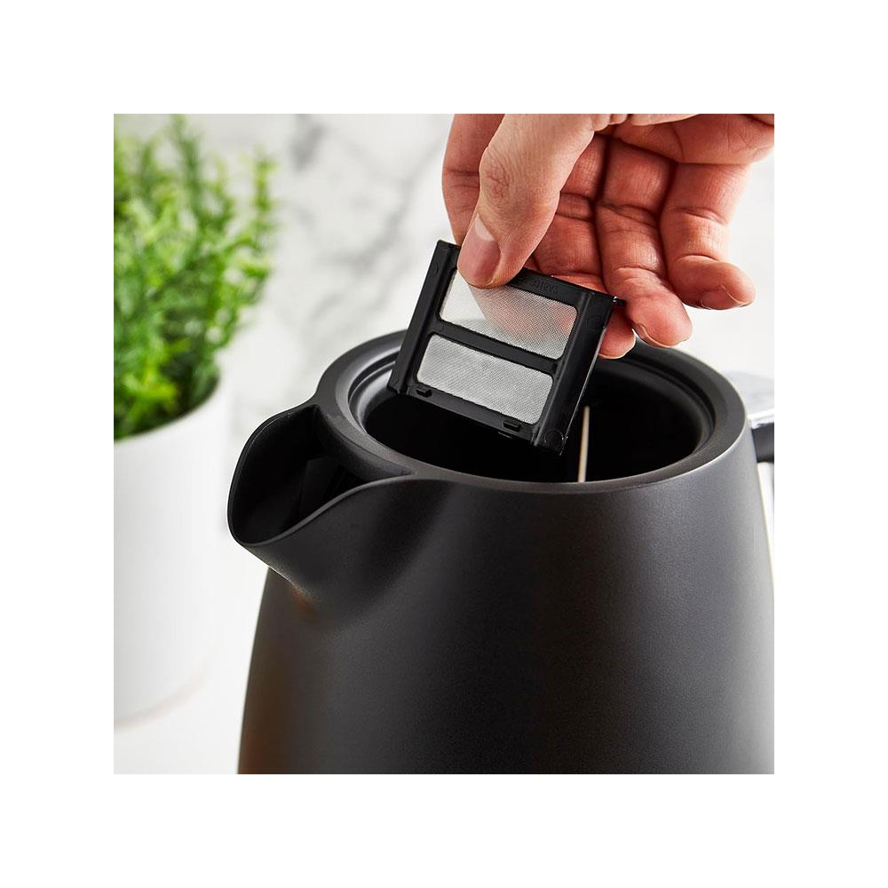 Swan Serenity Electric Jug Kettle 3000W 1.7 Litre - Black