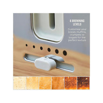 Swan Nordic Style 2 Slice Toaster With 6 Browning Levels 900W - Oatmeal
