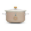 Swan Nordic Slow Cooker 3.5 Litres With Glass Lid & 3 Temperature Settings 200W - Oatmeal