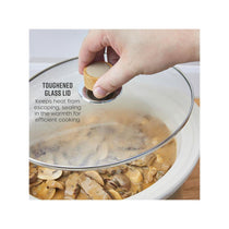 Swan Nordic Slow Cooker 3.5 Litres With Glass Lid & 3 Temperature Settings 200W - Oatmeal