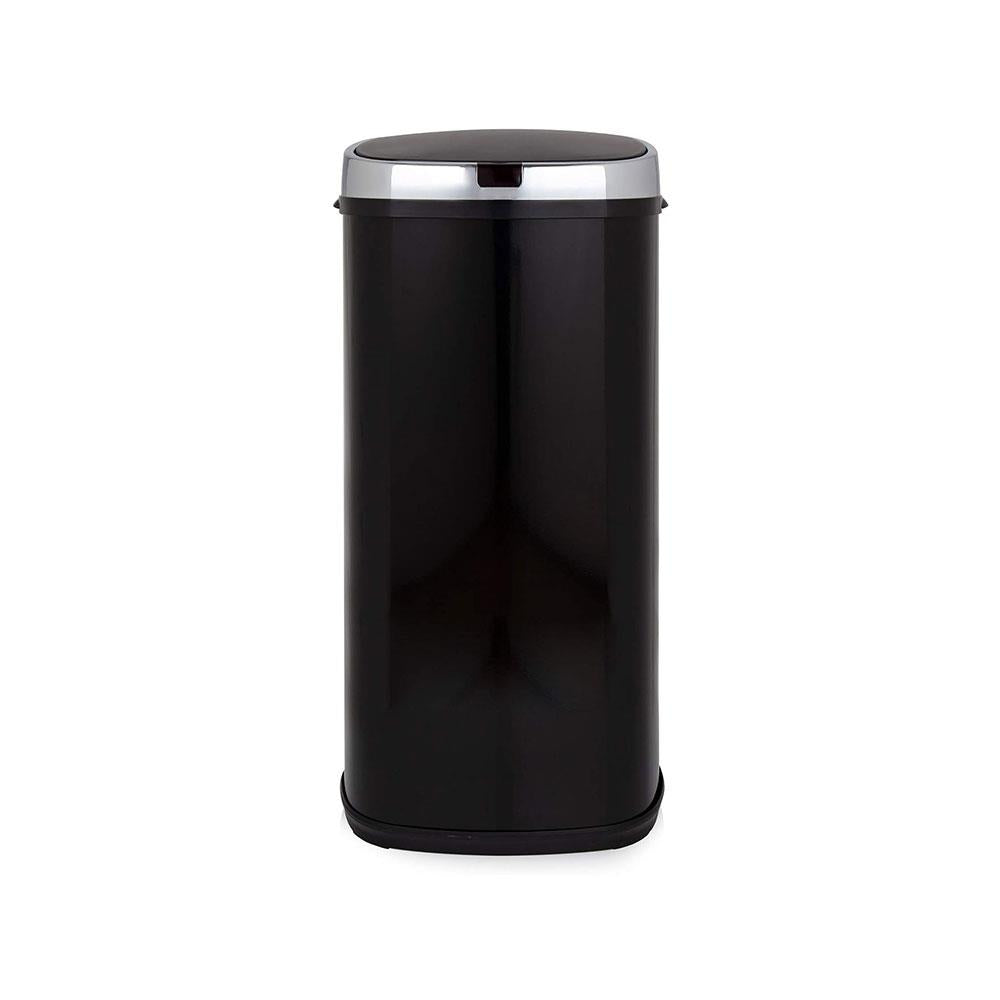 Morphy Richards Chroma Square Sensor Bin With Motion Sensing Technology & 3 Lemon-Scented Bin Liners 50 Litres - Black