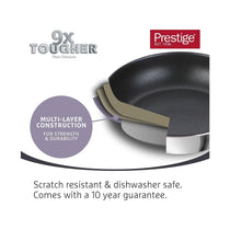 Prestige 9 X Tougher Stainless Steel 14cm Milkpan Non-Stick Titanium Coating - Silver